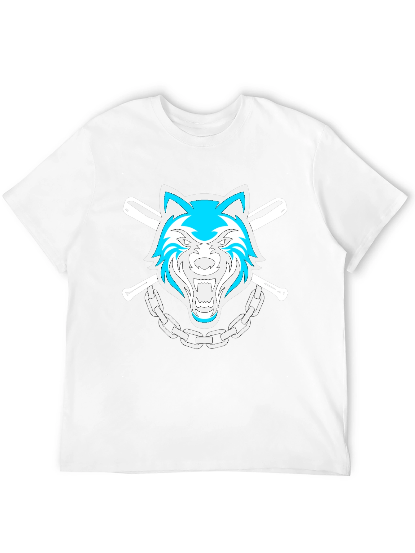 Wolf Pack Graphic Tee - Baseball Bats & Chain