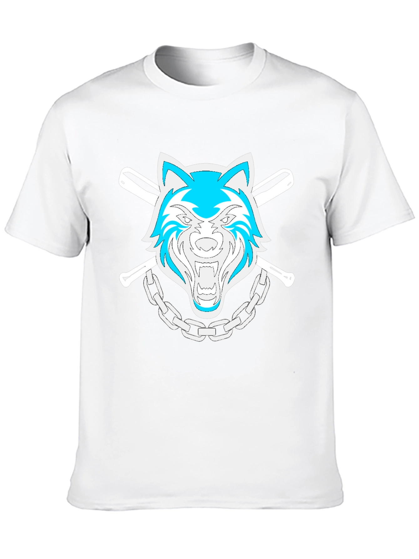 Wolf Pack Graphic Tee - Baseball Bats & Chain