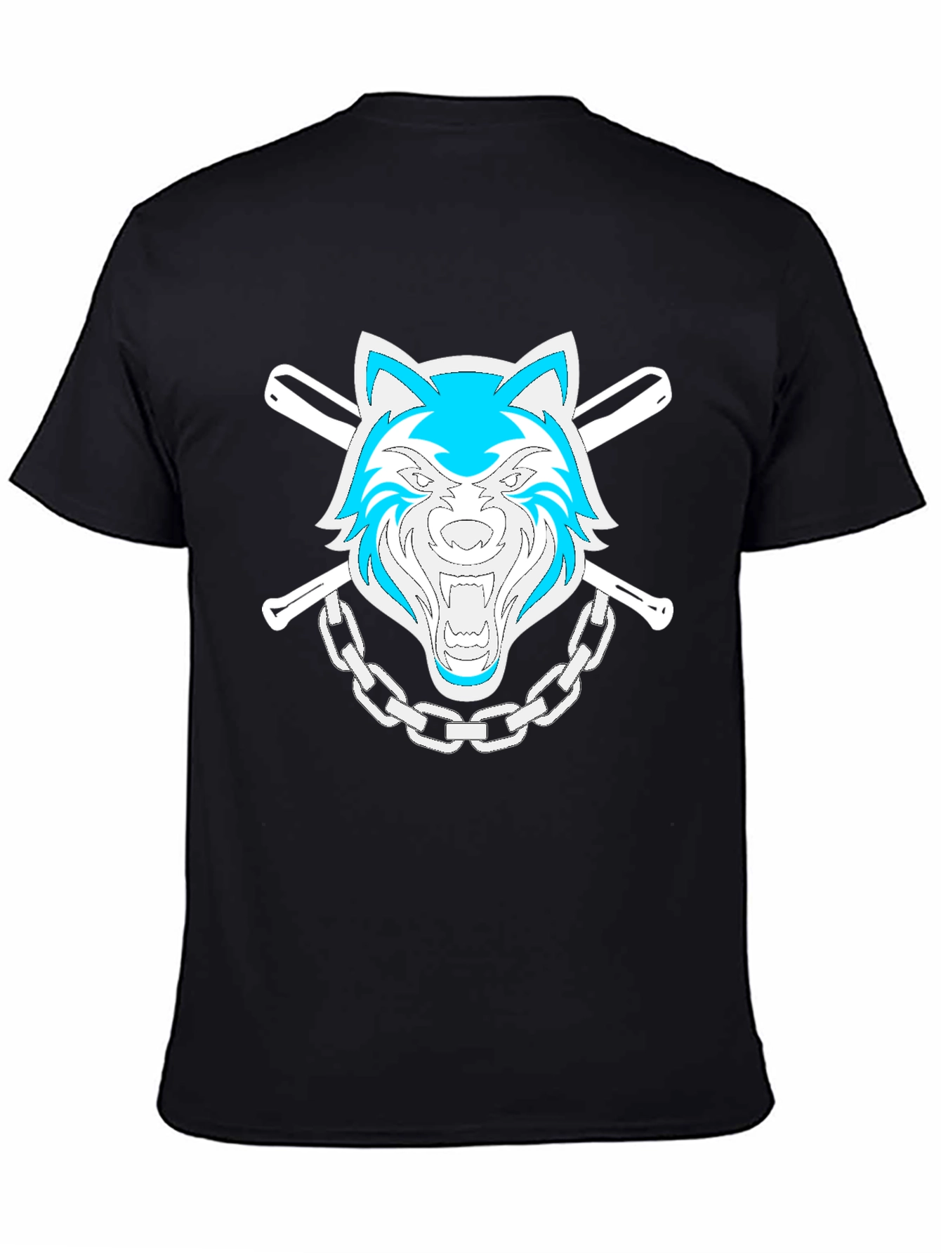 Wolf Pack Graphic Tee - Baseball Bats & Chain