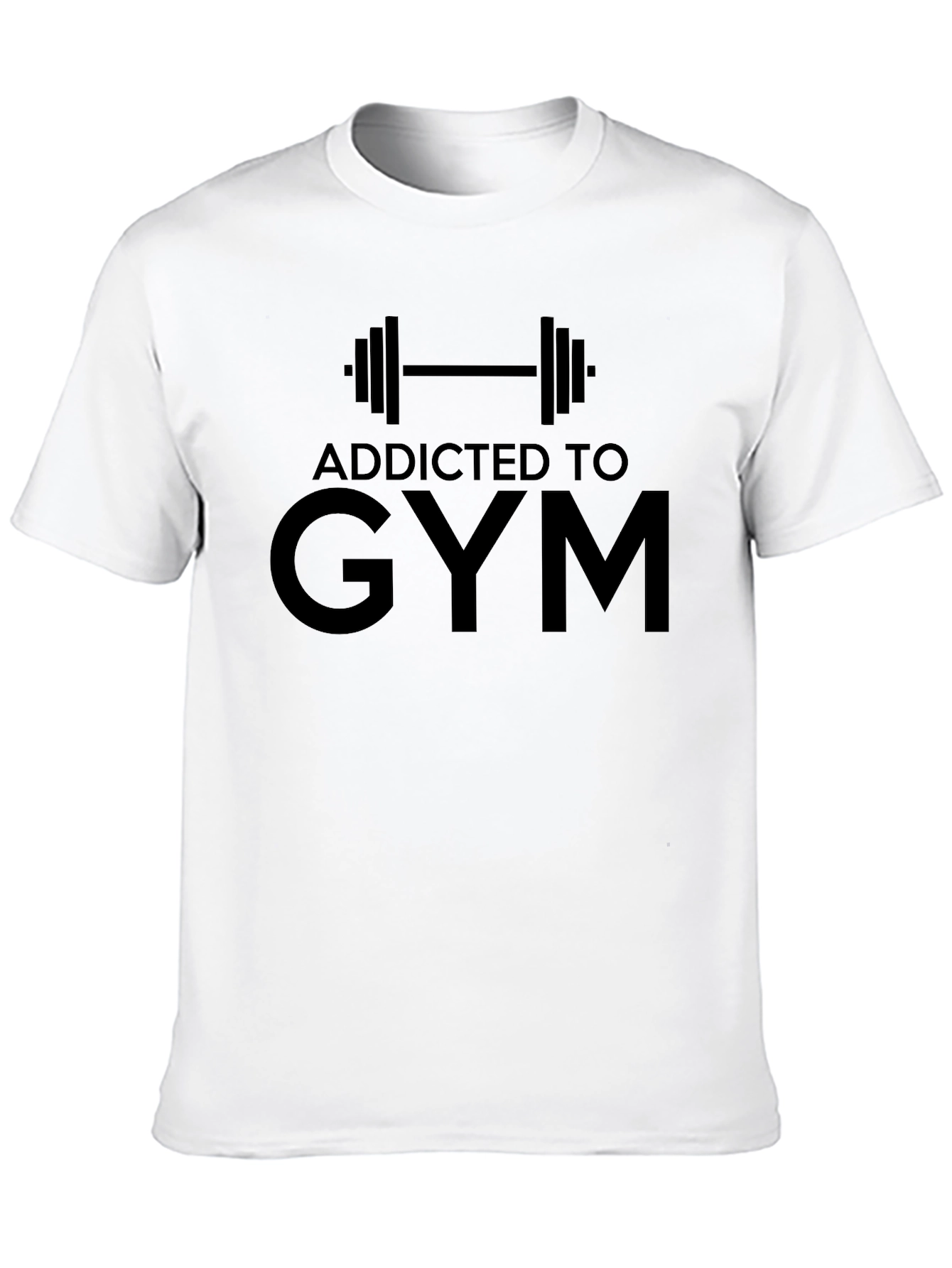 Addicted to Gym Black T-Shirt