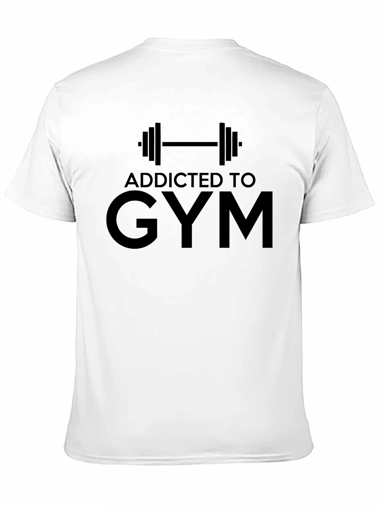 Addicted to Gym Black T-Shirt