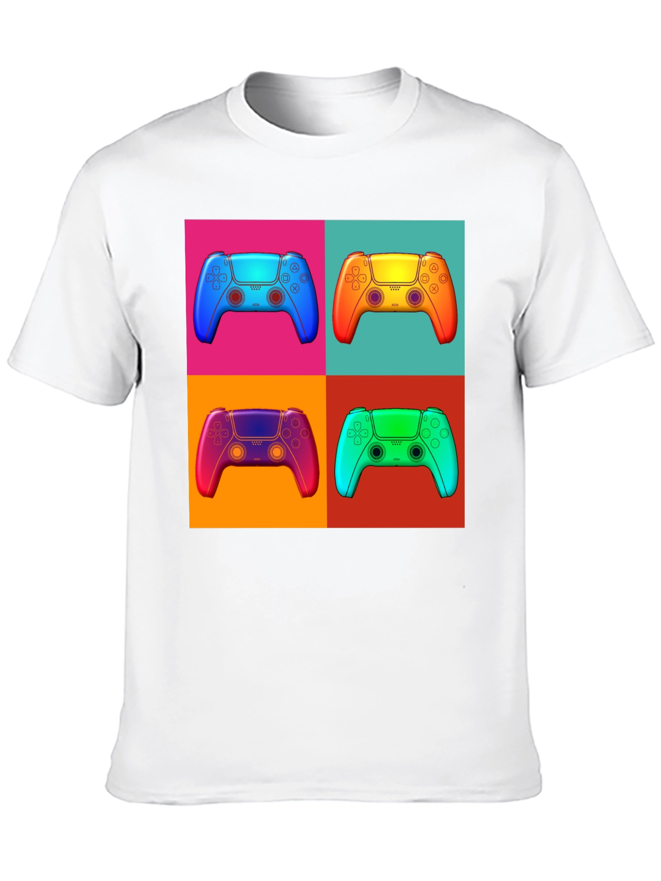 Retro Game Controller T-Shirt - Pop Art Gamer Tee