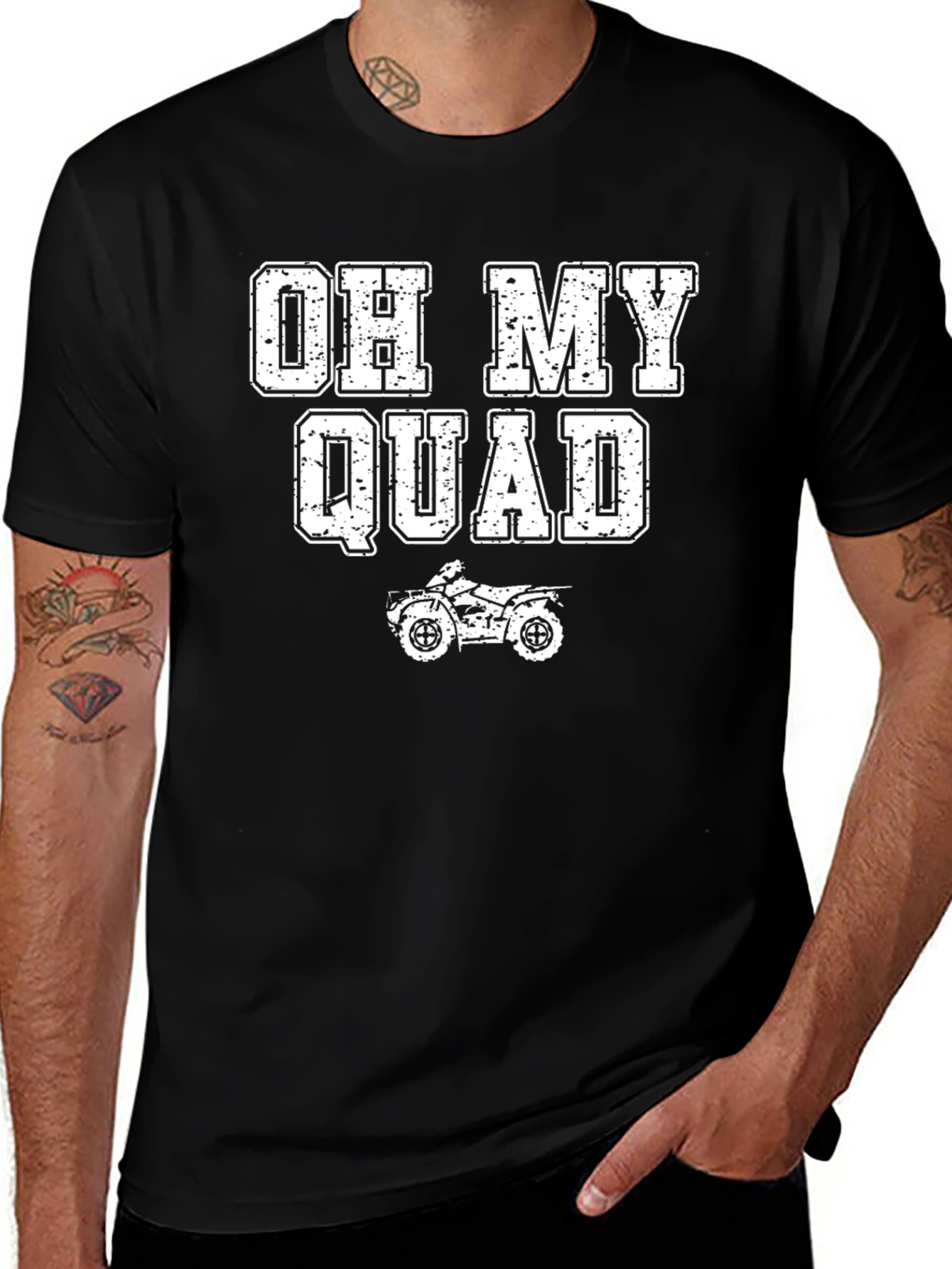 Oh My Quad ATV T-Shirt - Black