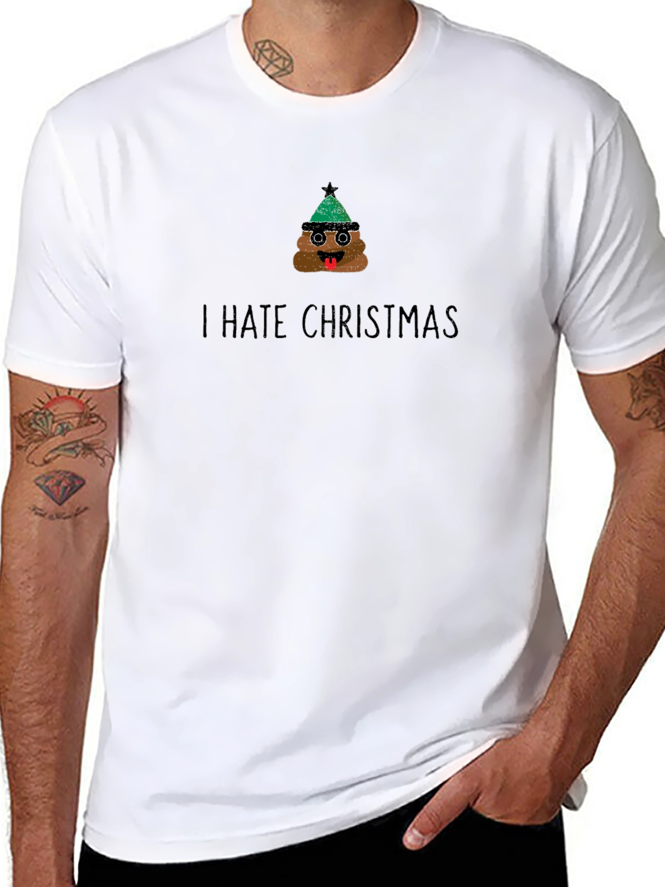 I Hate Christmas T-Shirt - Novelty Holiday Apparel