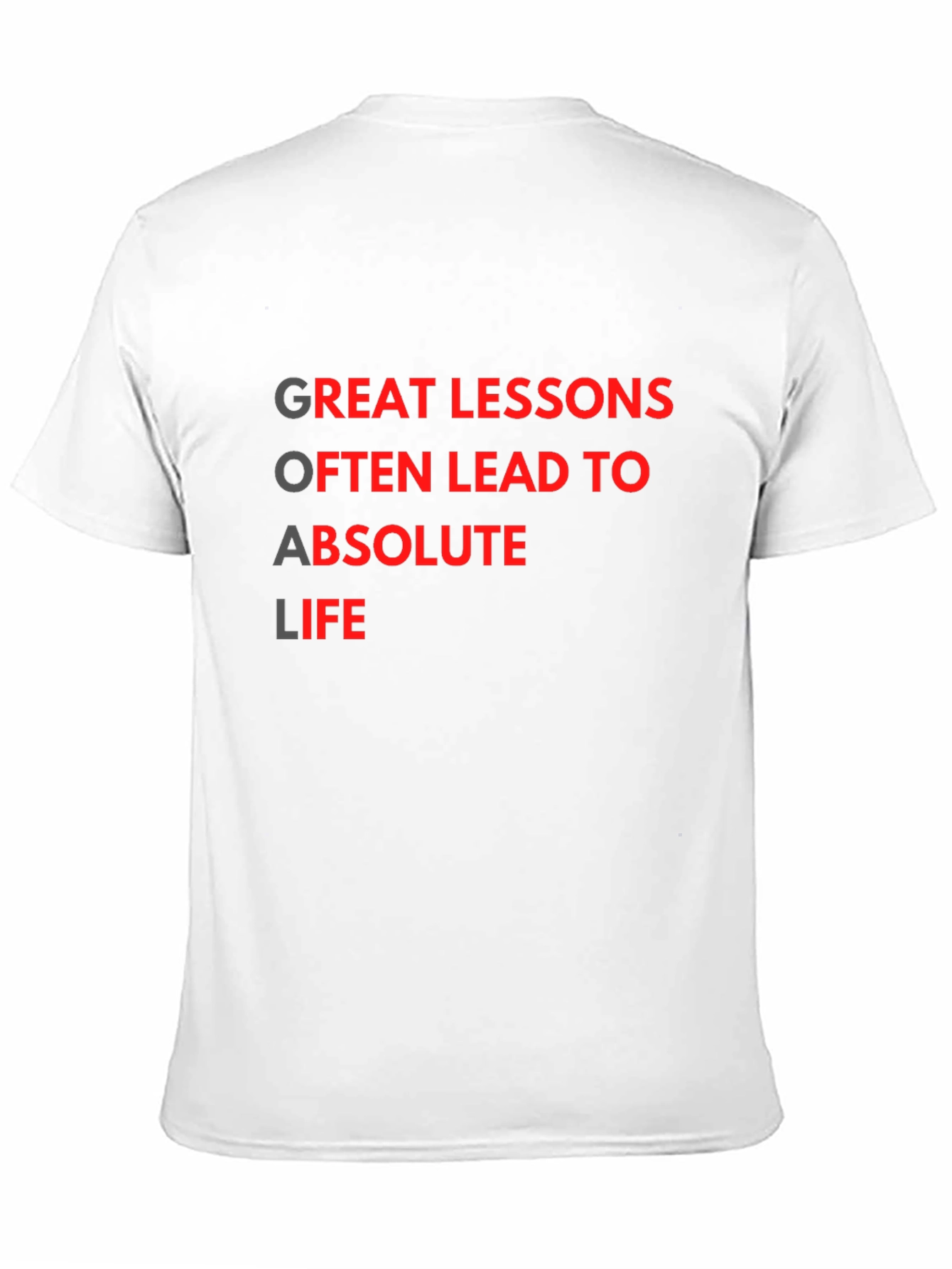 Motivational Goal Getter Black T-Shirt