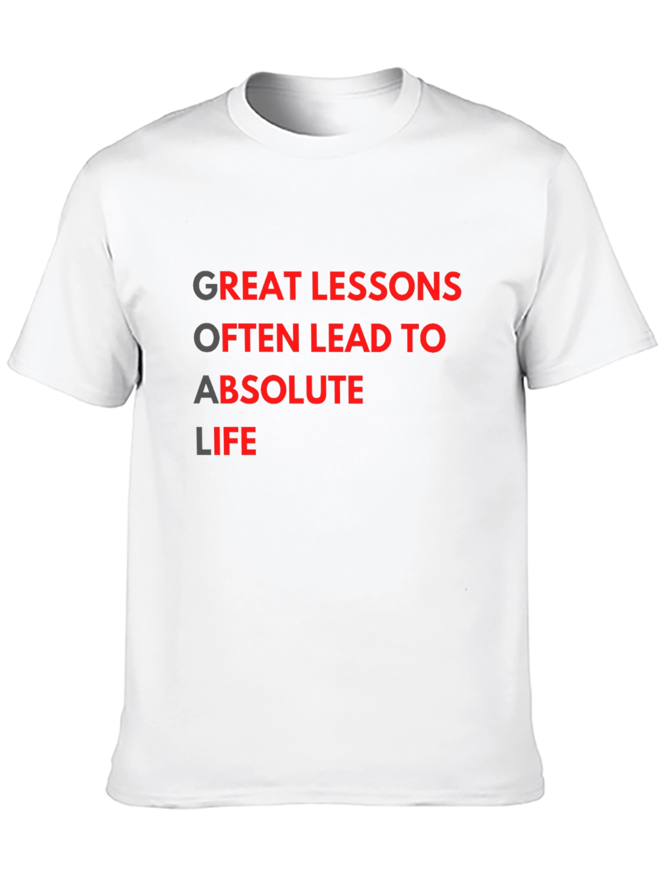 Motivational Goal Getter Black T-Shirt