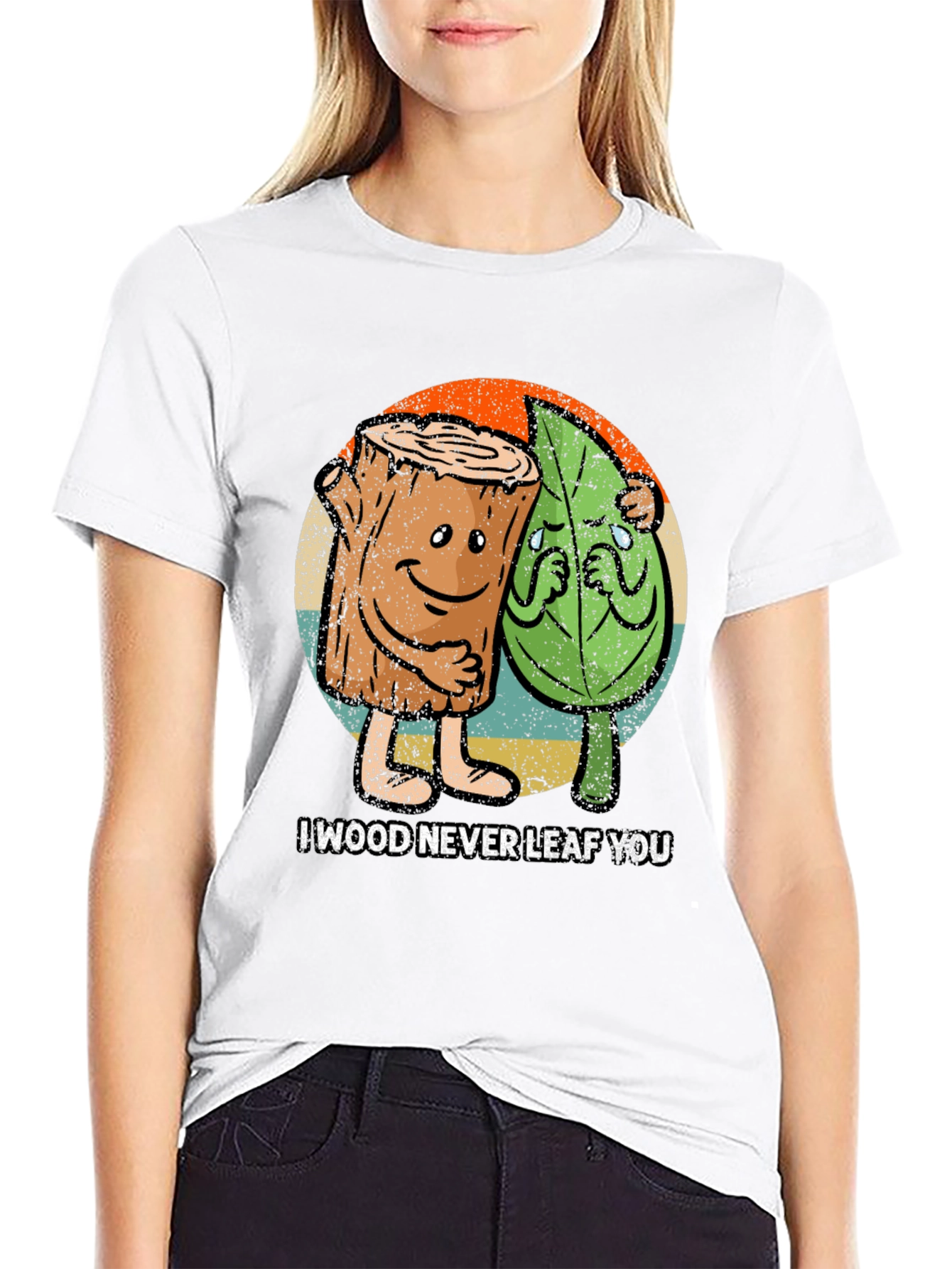 I Wood Never Leaf You Graphic T-Shirt