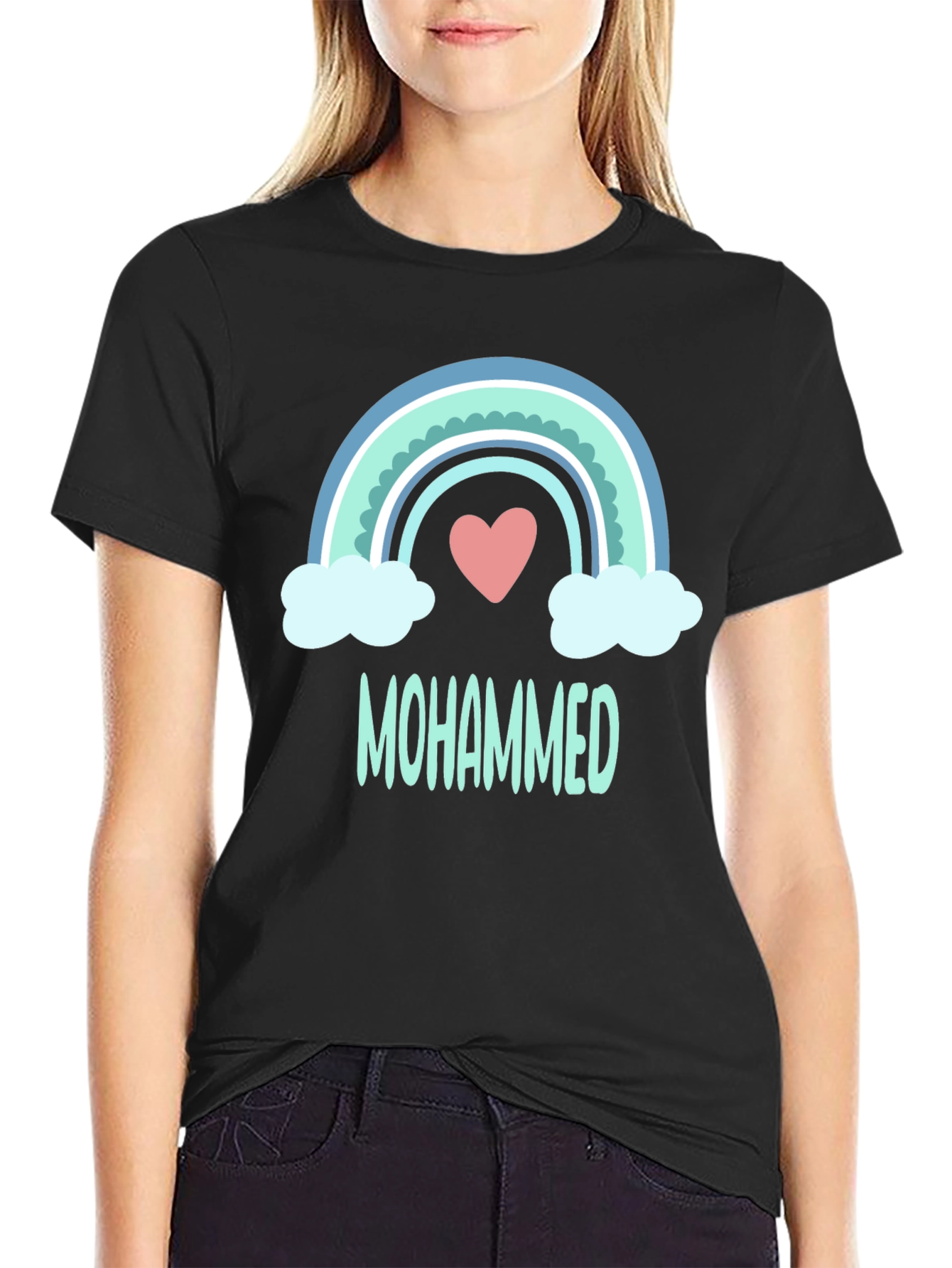 Mohammed Rainbow Heart T-Shirt