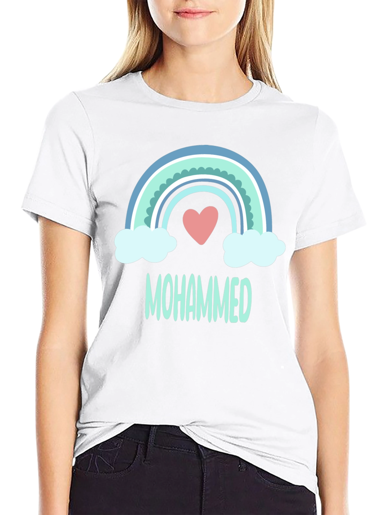 Mohammed Rainbow Heart T-Shirt