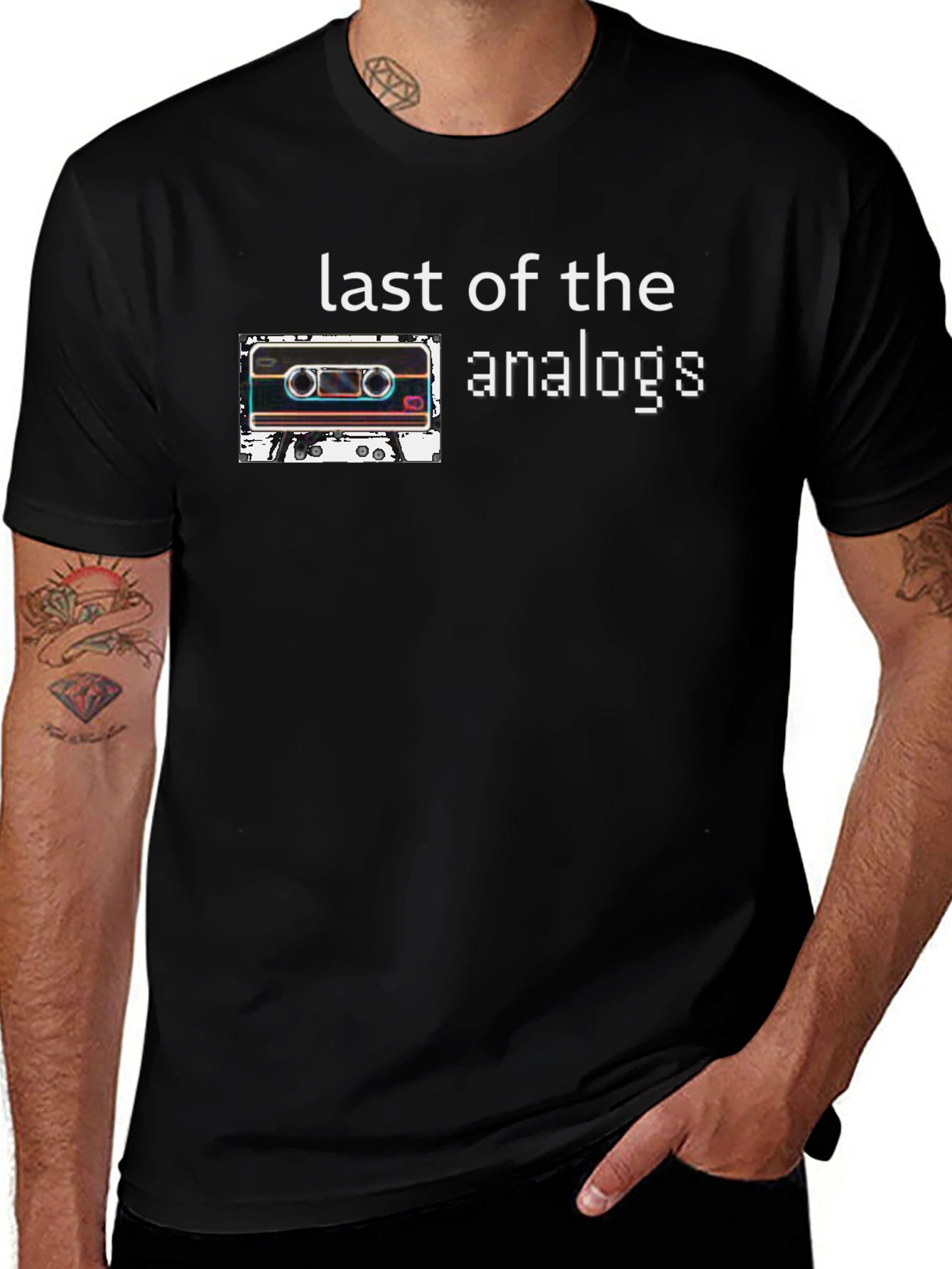 Last of the Analogs Cassette Tape Graphic Tee