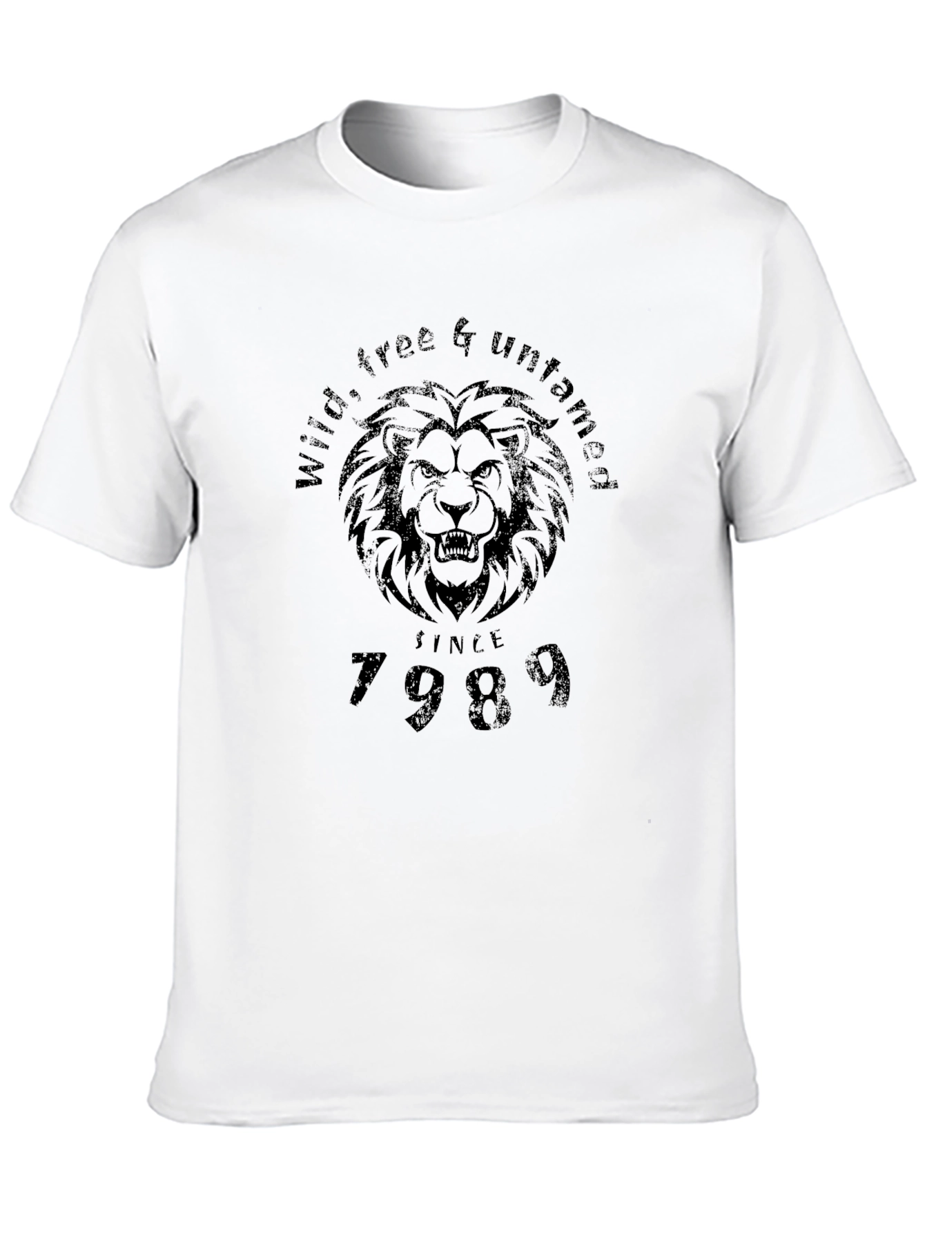 Wild & Untamed Lion Graphic Tee - Since 1989