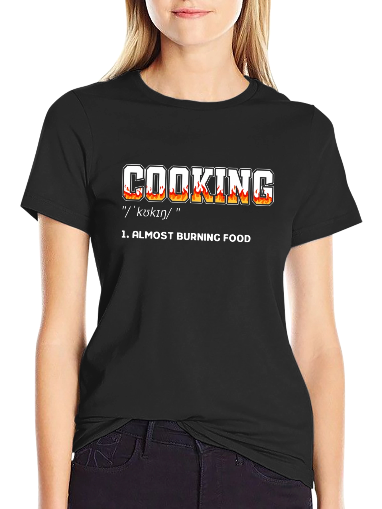 Cooking Almost Burning Food T-Shirt