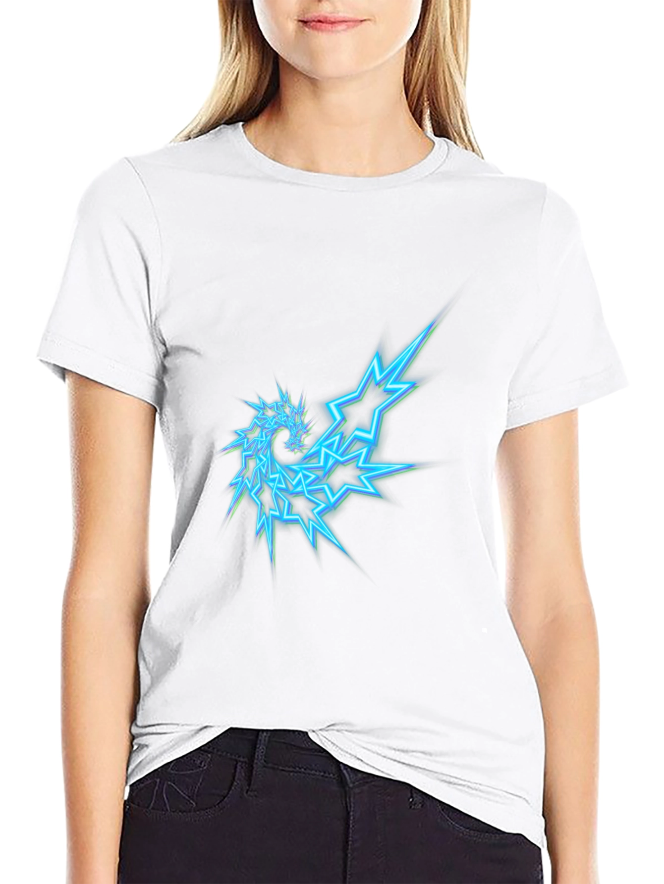 Electric Dragon Graphic Tee - Cool Casual Style