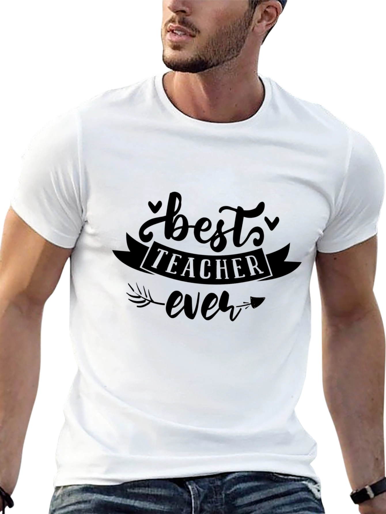 Best Teacher Ever Black T-Shirt