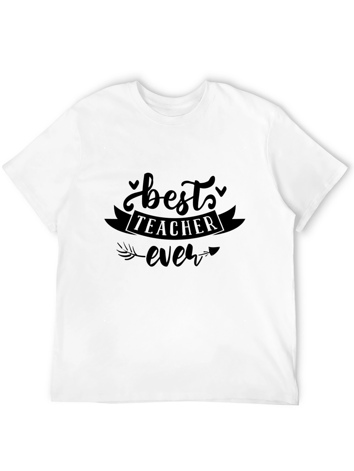 Best Teacher Ever Black T-Shirt