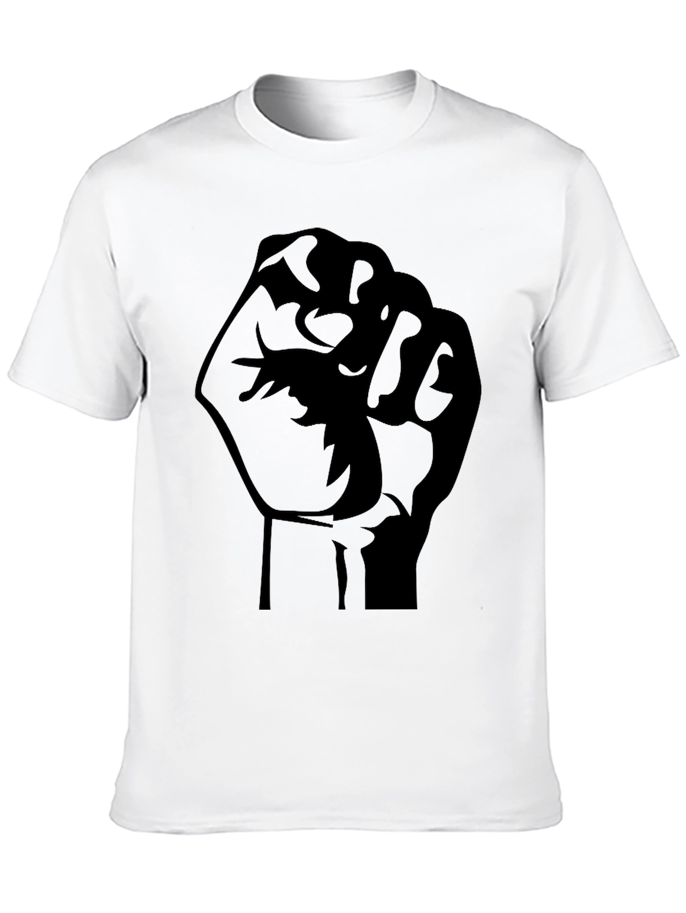 Black Power Fist Graphic T-Shirt - Stylish Protest Tee
