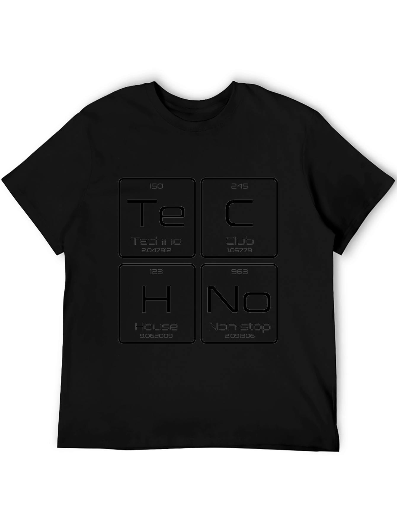 Techno Music T-Shirt - Periodic Table Style