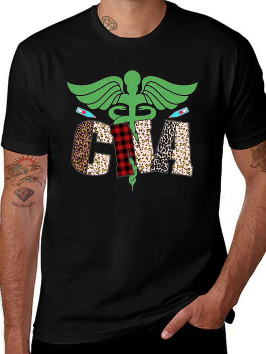 CNA Patterned Graphic Tee