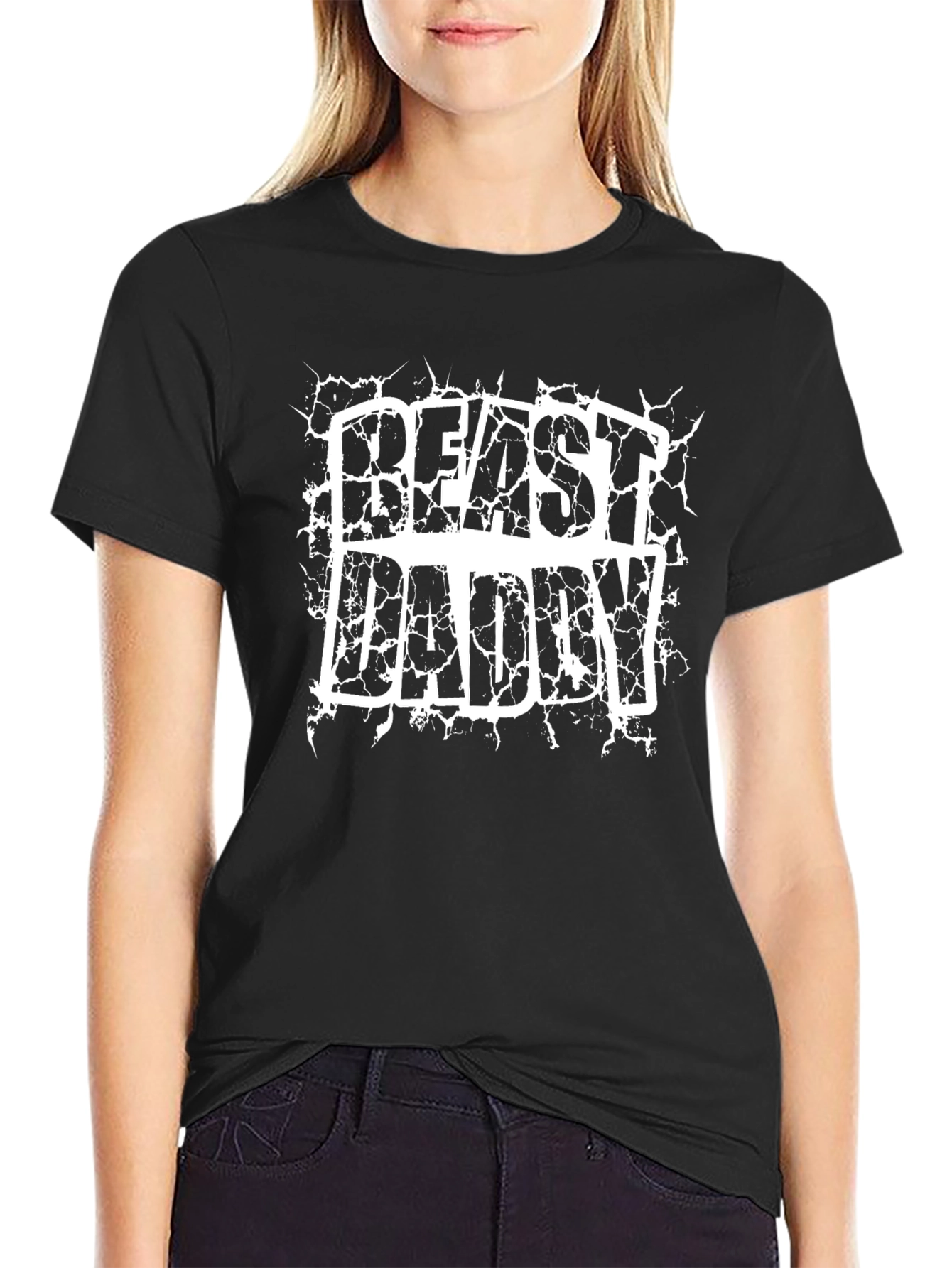 Beast Daddy Graphic T-Shirt - Black