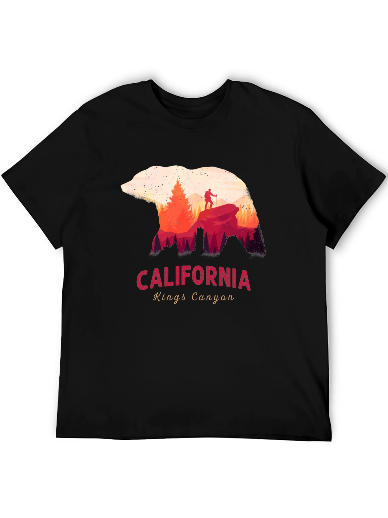 California Kings Canyon Bear Graphic Tee
