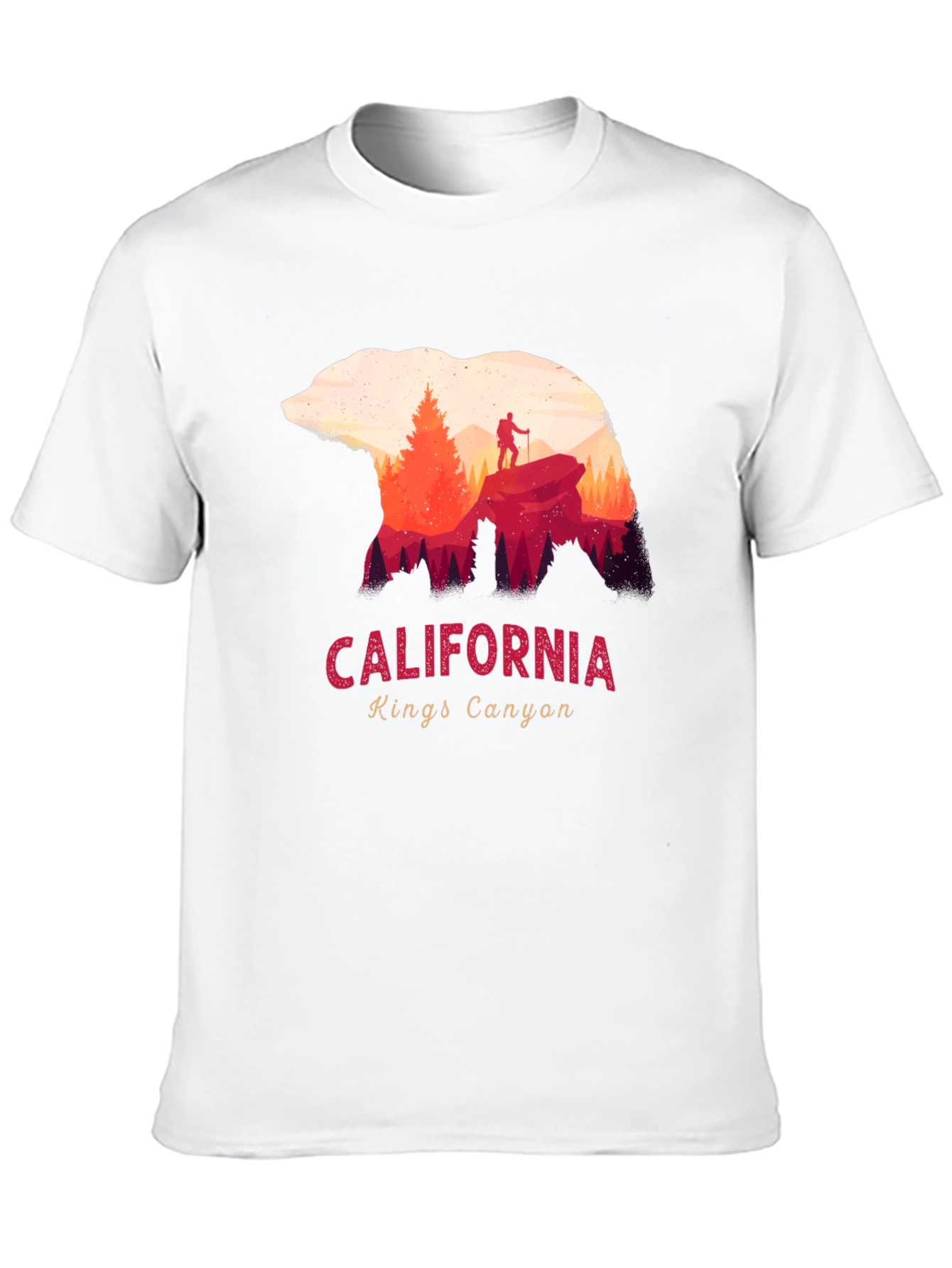California Kings Canyon Bear Graphic Tee