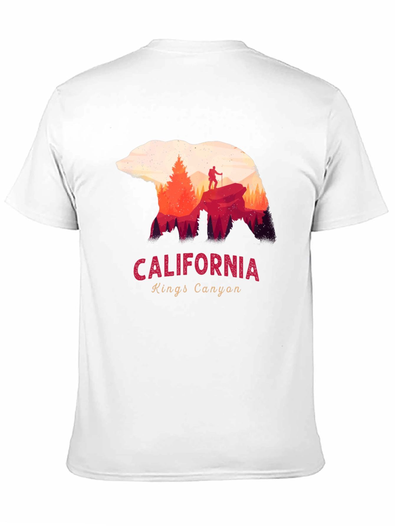 California Kings Canyon Bear Graphic Tee