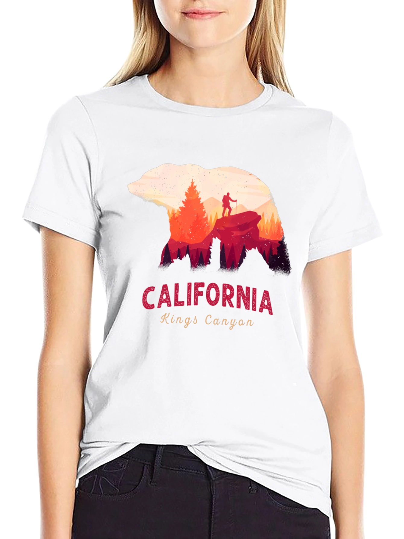 California Kings Canyon Bear Graphic Tee