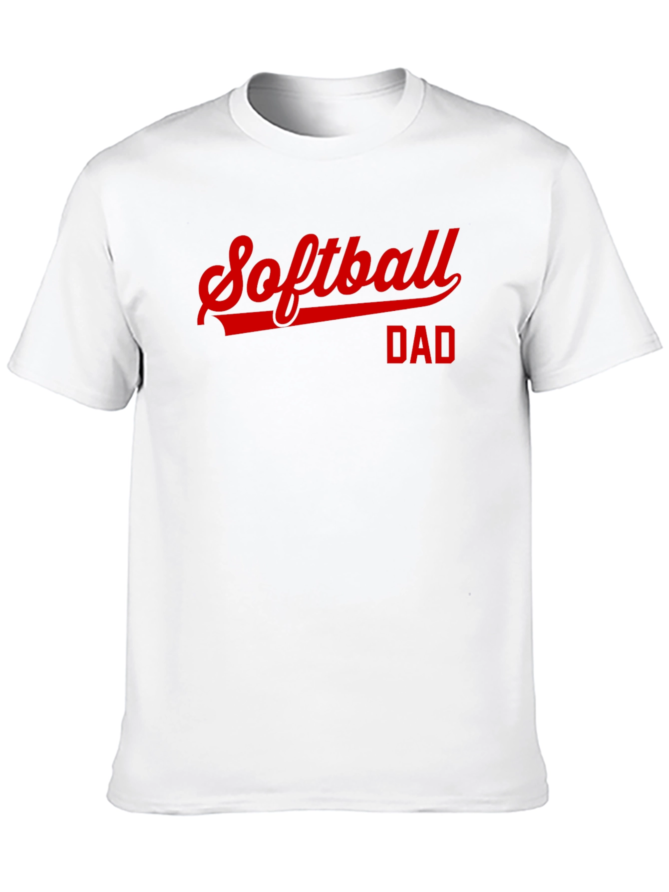 Softball Dad Black Graphic Tee