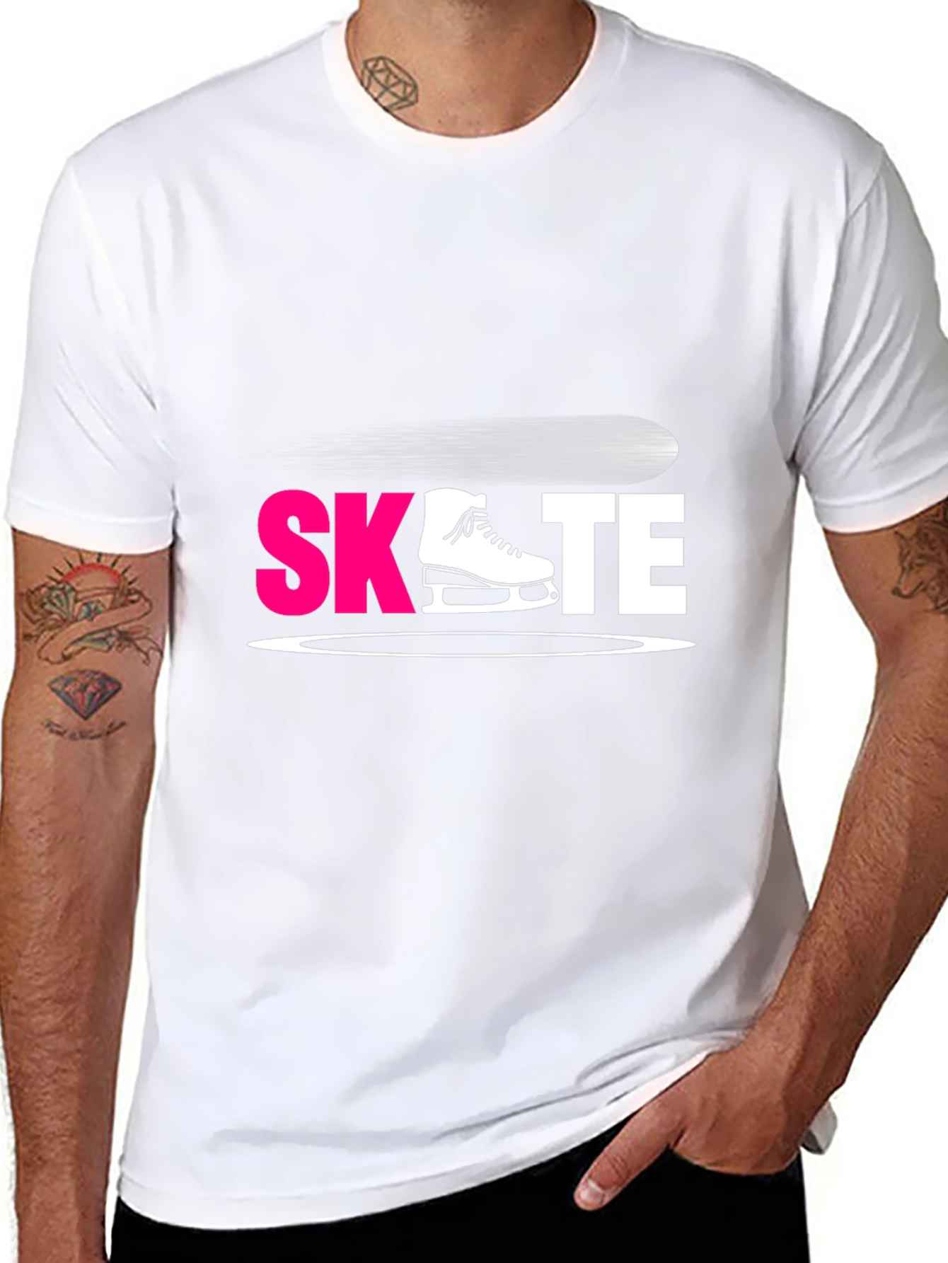 Skate Graphic Tee - Black Short Sleeve Shirt