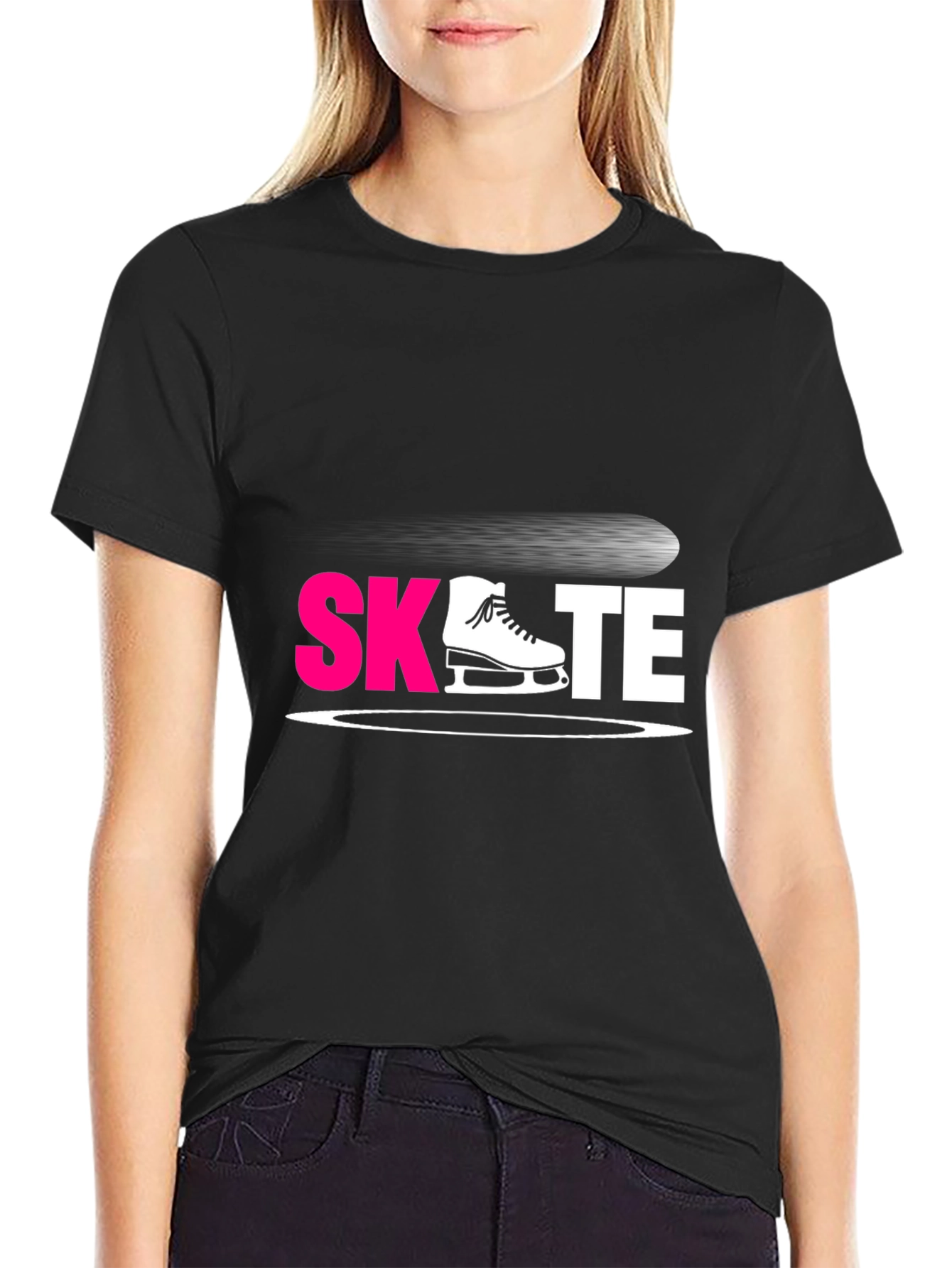 Skate Graphic Tee - Black Short Sleeve Shirt