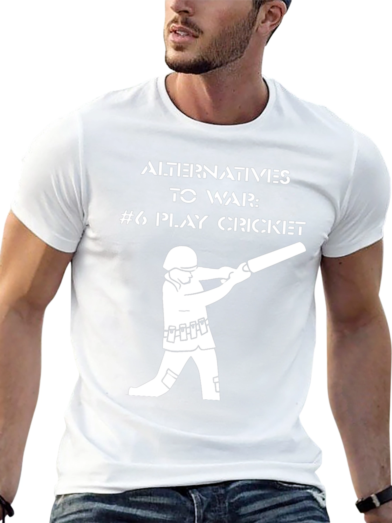 Alternatives to War Cricket Graphic Tee
