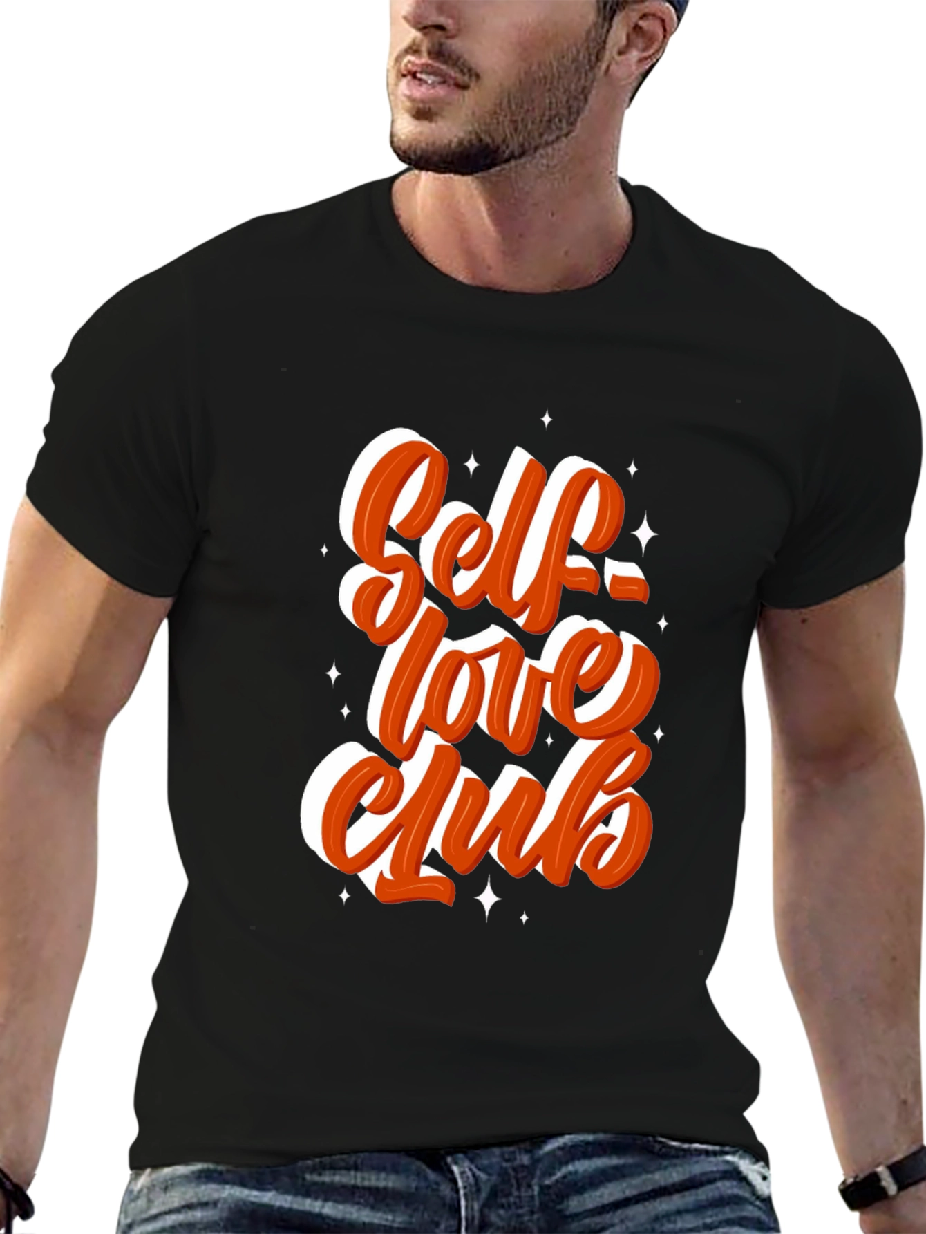 Self Love Club Graphic T-Shirt - Trendy Casual Tee