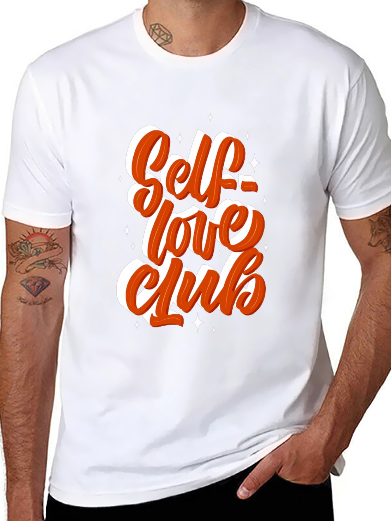 Self Love Club Graphic T-Shirt - Trendy Casual Tee