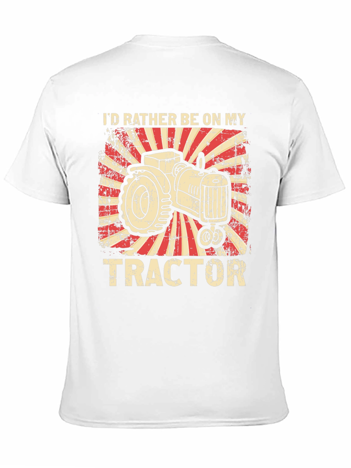 Id Rather Be On My Tractor Graphic T-Shirt