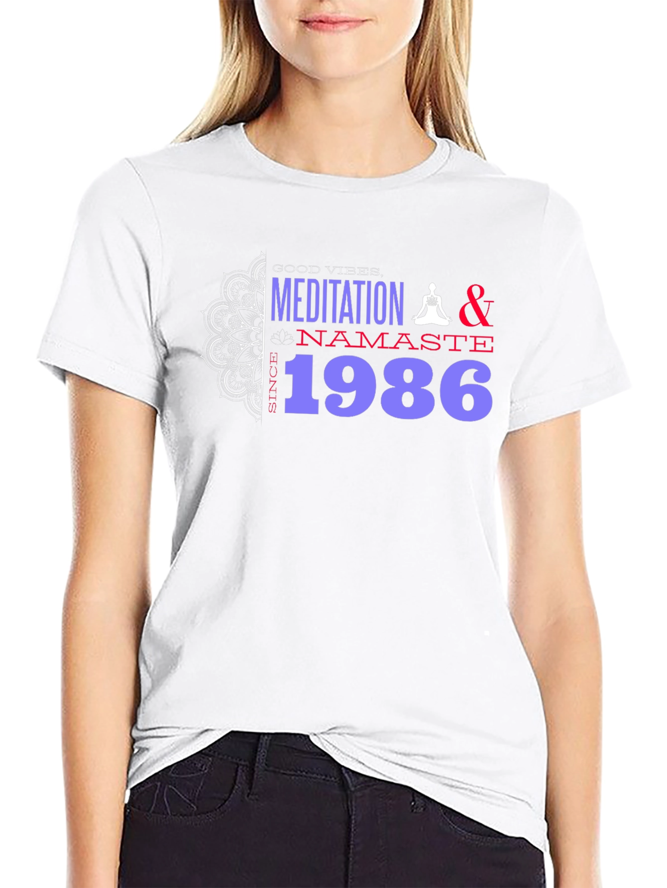 Good Vibes Meditation T-Shirt Since 1986
