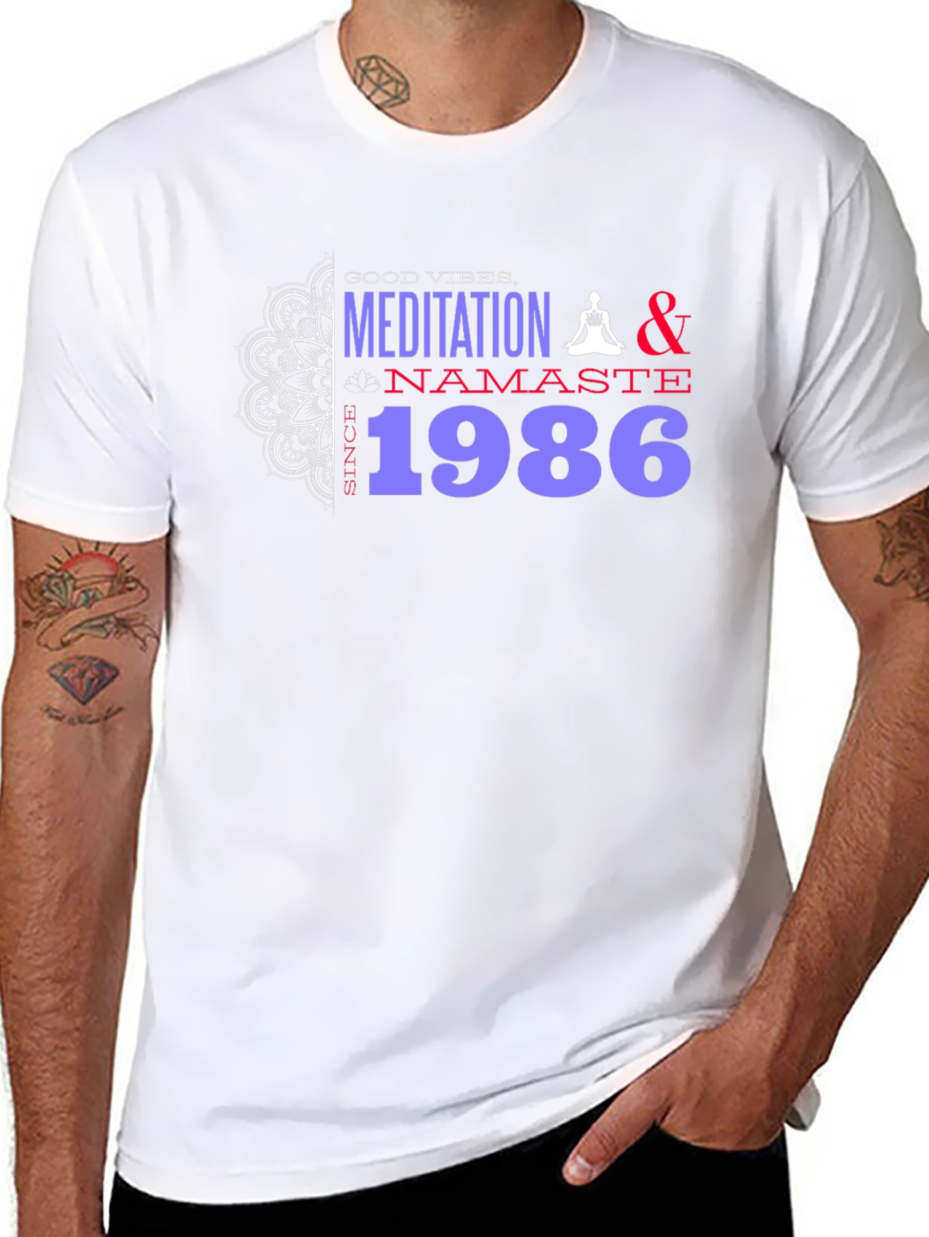 Good Vibes Meditation T-Shirt Since 1986