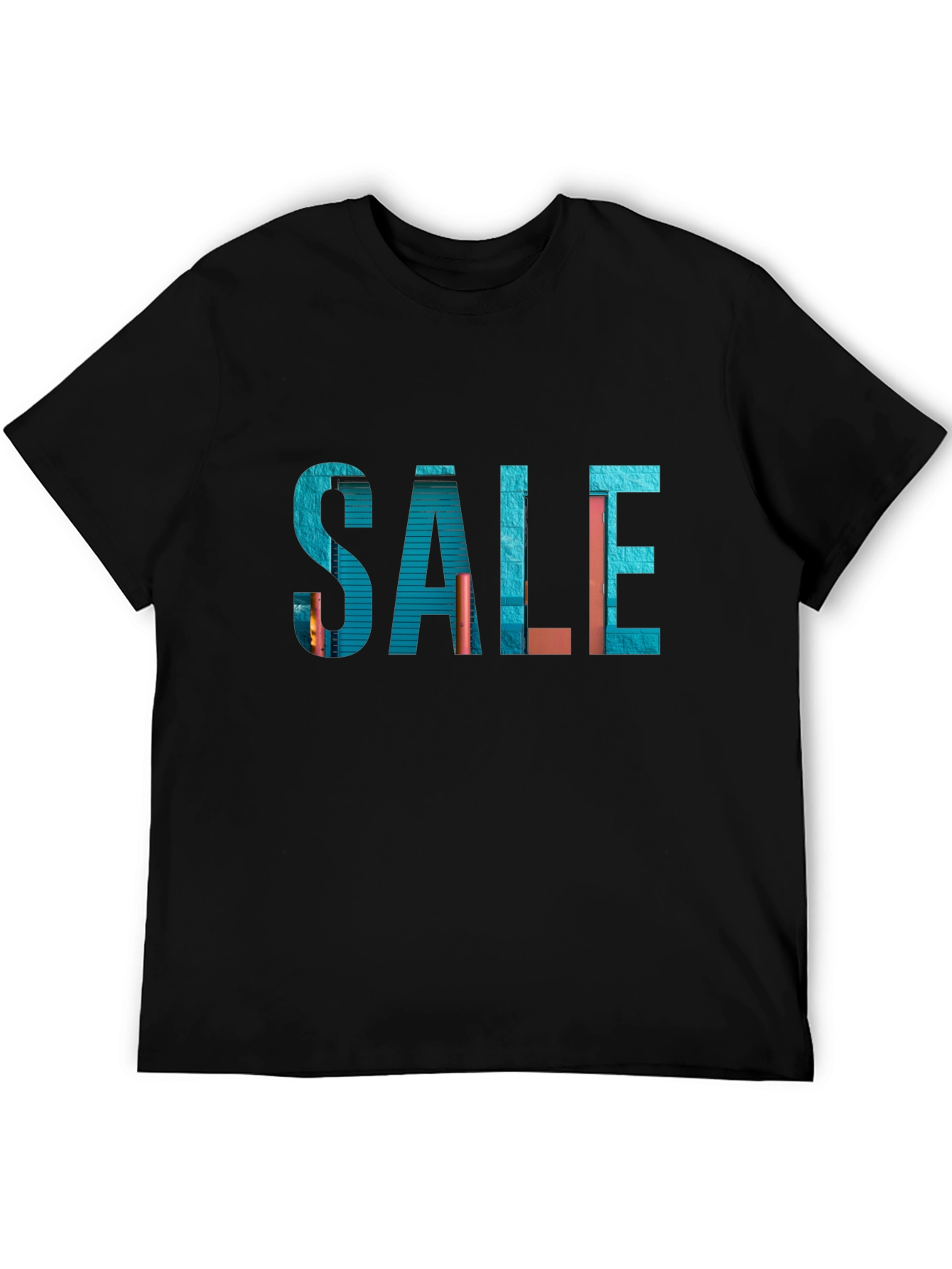 Sale Graphic Black T-Shirt