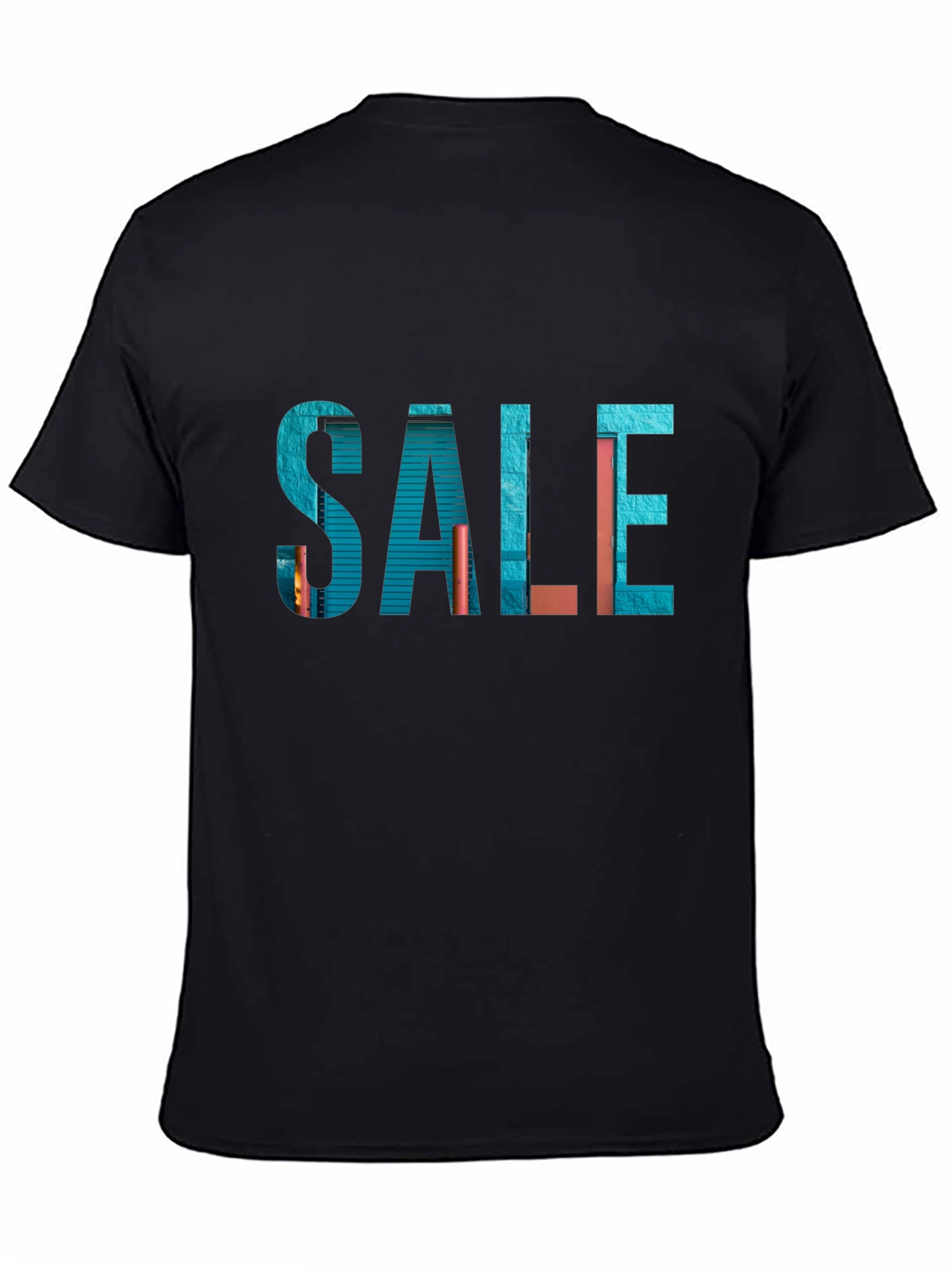 Sale Graphic Black T-Shirt