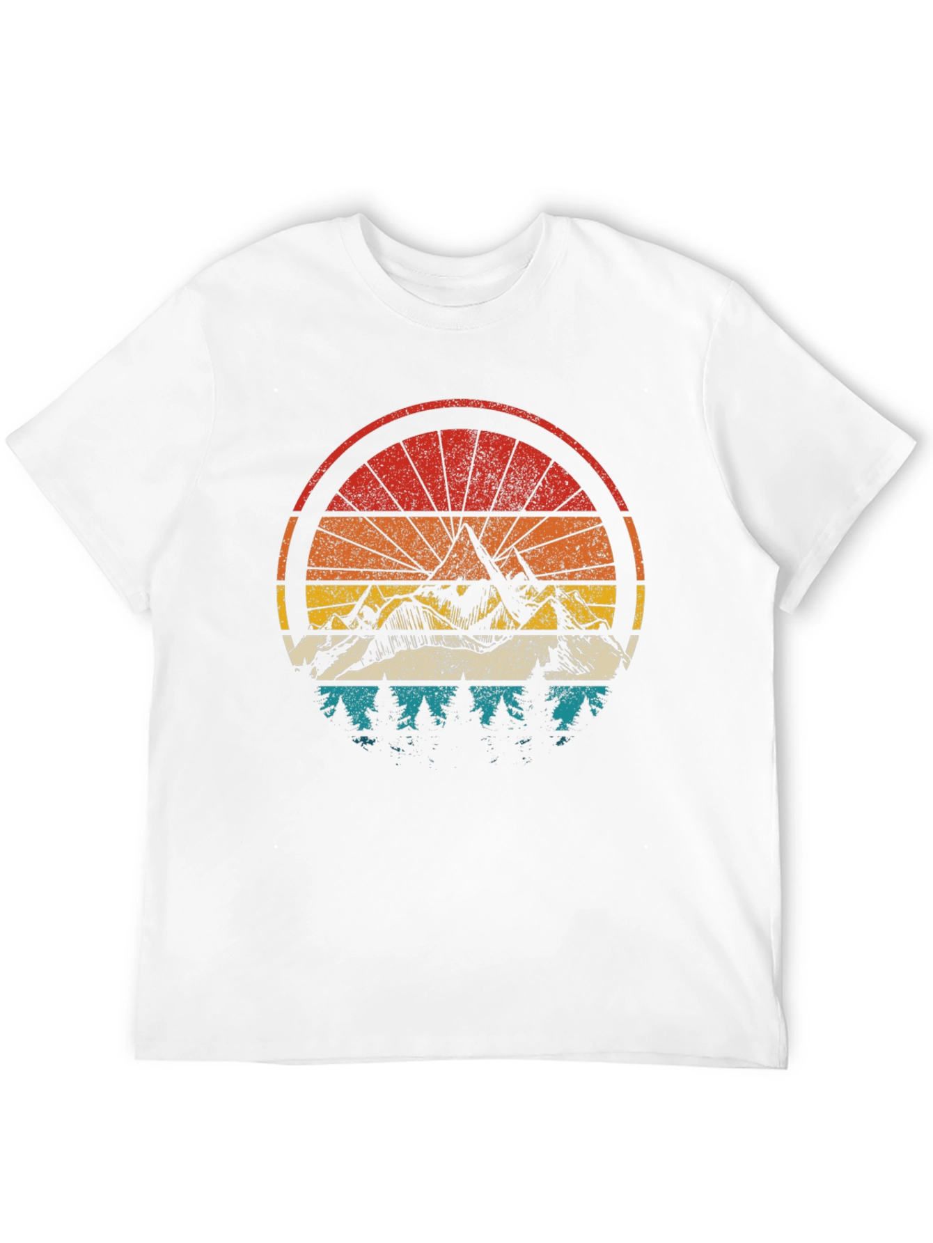 Mountain Bike Sunset Graphic Tee