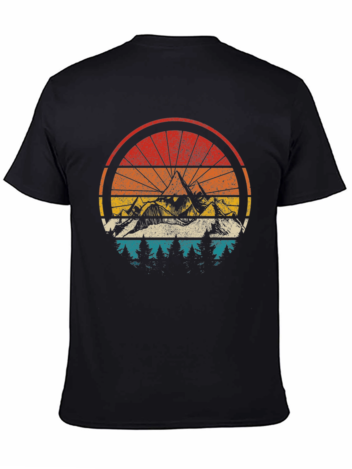 Mountain Bike Sunset Graphic Tee