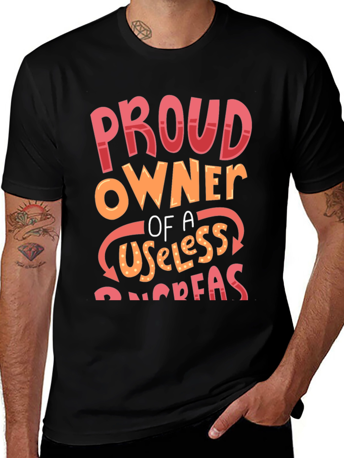 Proud Owner Useless Pancreas Graphic Tee