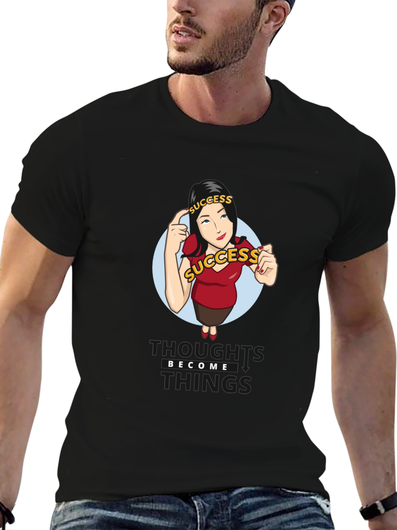 Success Mindset T-Shirt - Thoughts Become Things