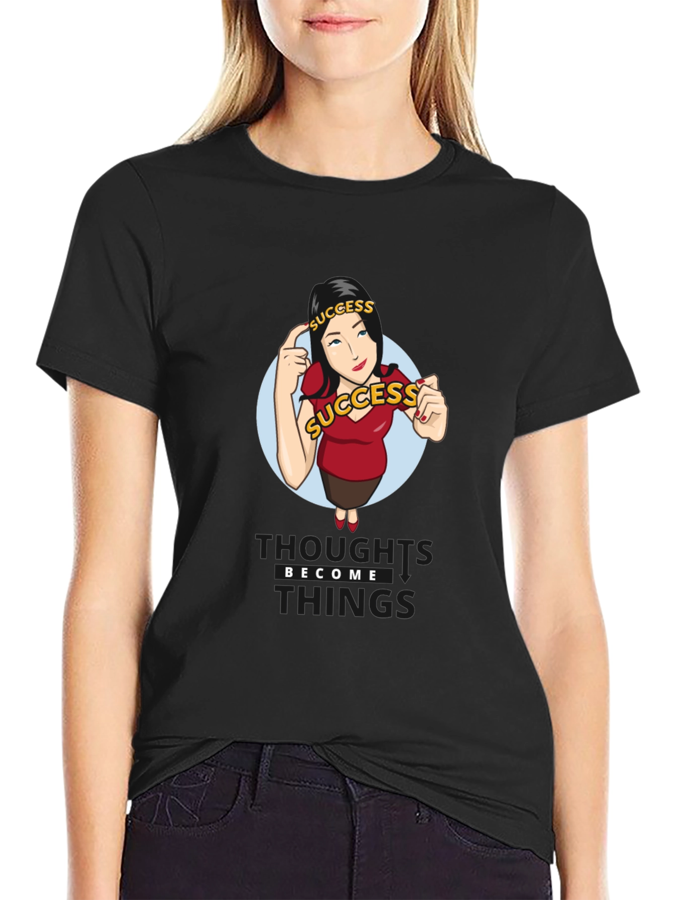 Success Mindset T-Shirt - Thoughts Become Things