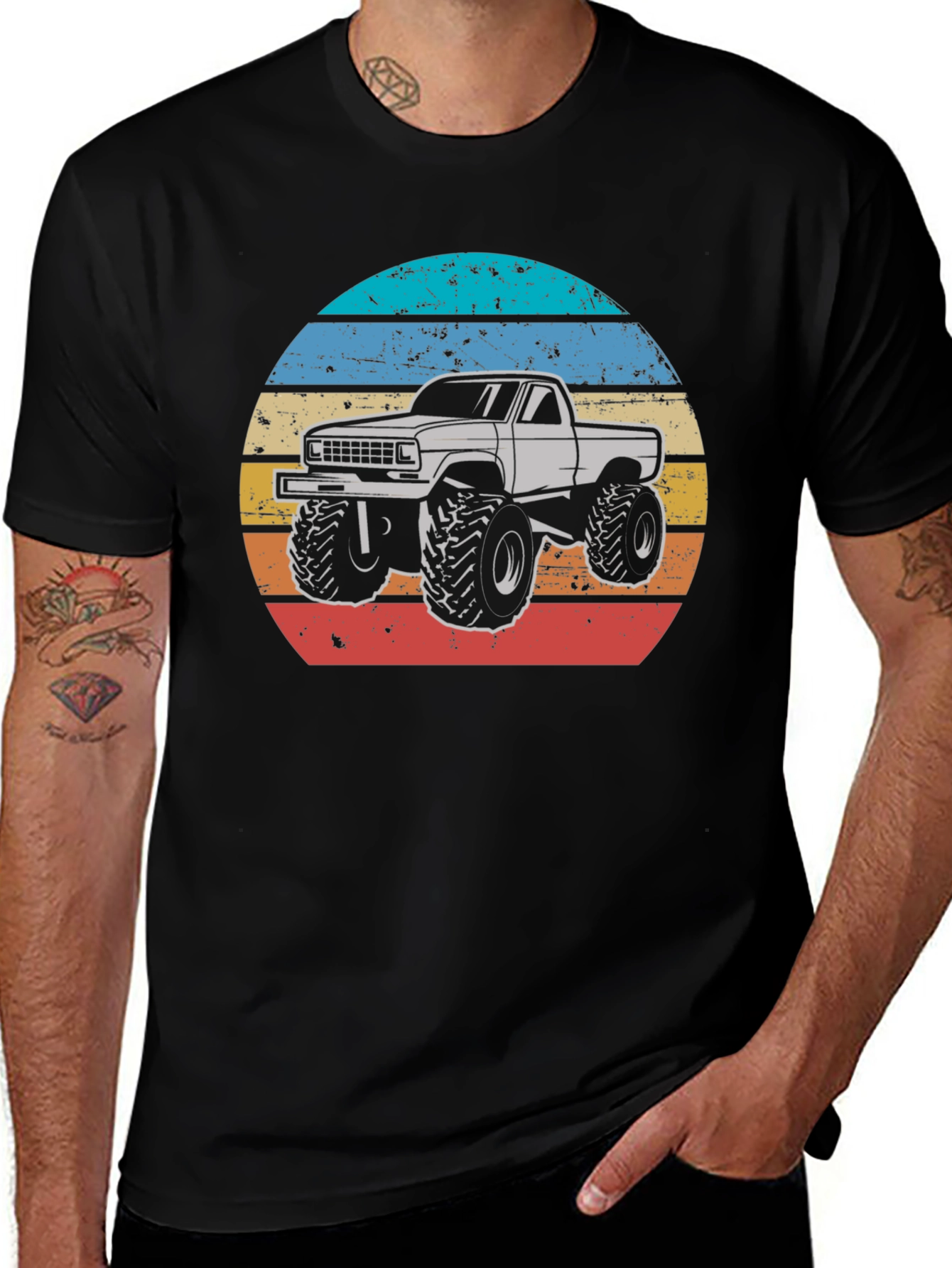 Retro Monster Truck T-Shirt