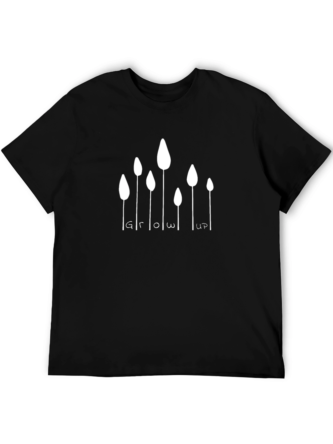 Grow Up T-Shirt - Minimalist Design