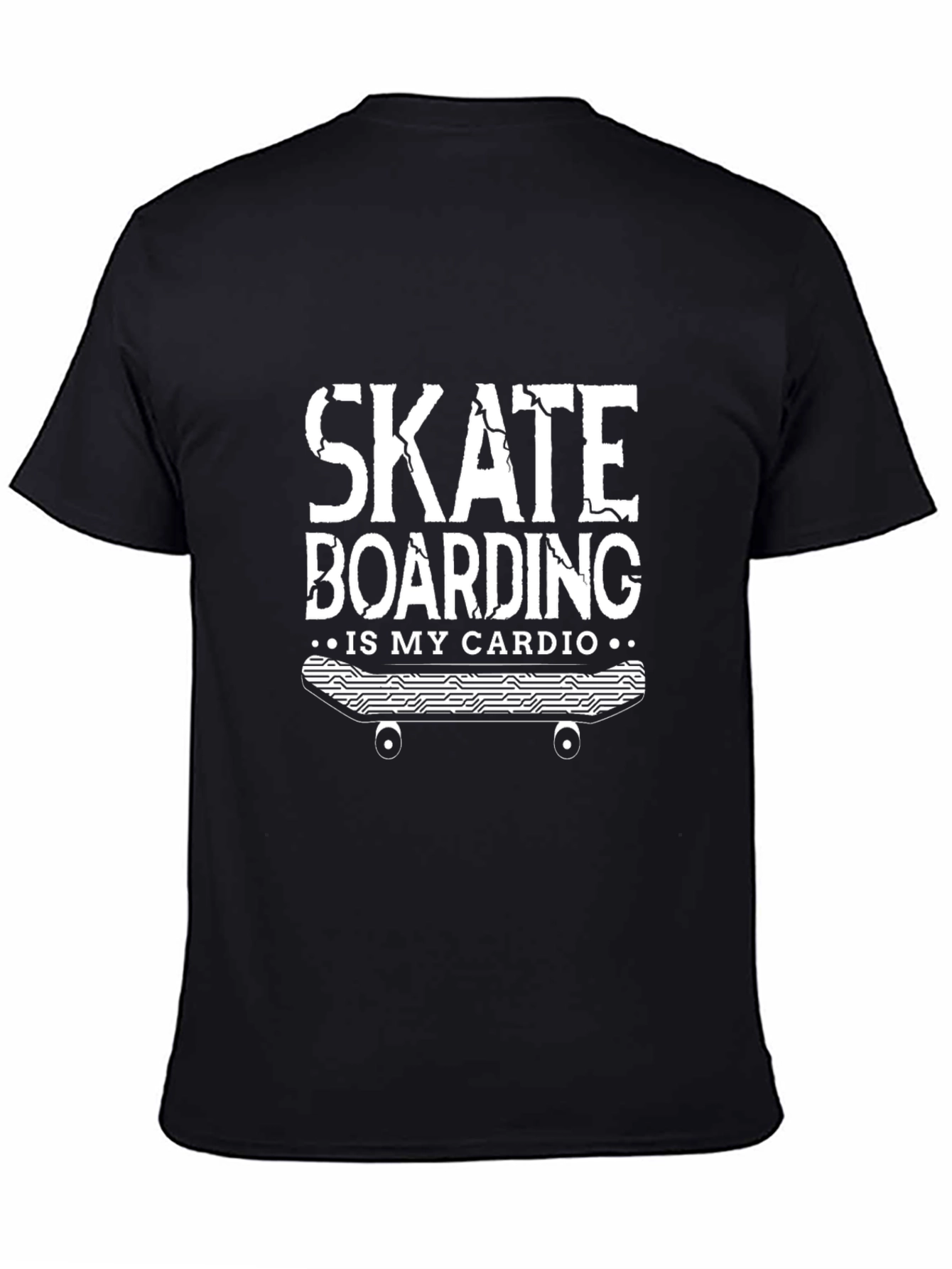 Skateboarding is My Cardio Graphic Tee