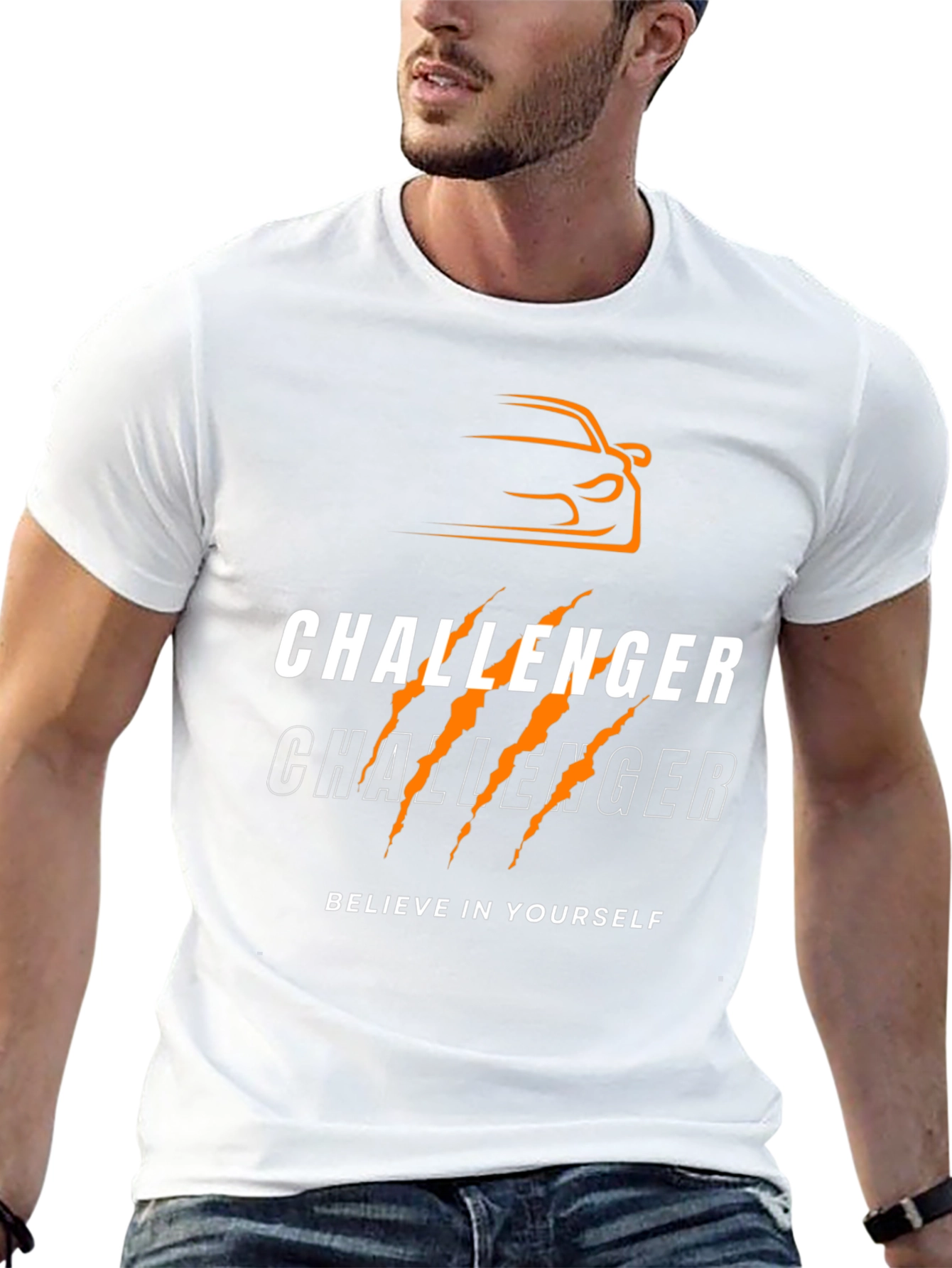 Challenger Graphic T-Shirt Believe in Yourself Tee