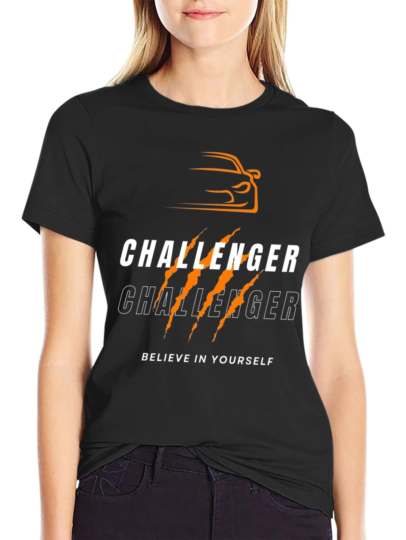 Challenger Graphic T-Shirt Believe in Yourself Tee