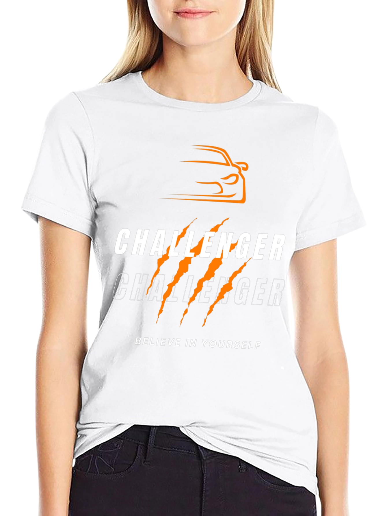 Challenger Graphic T-Shirt Believe in Yourself Tee
