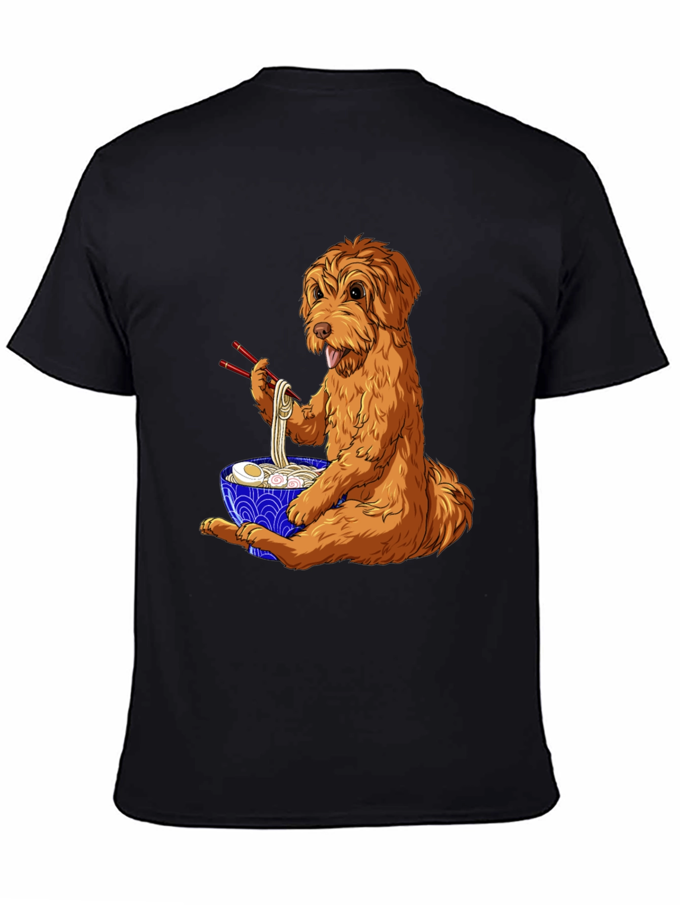 Dog Eating Ramen T-Shirt